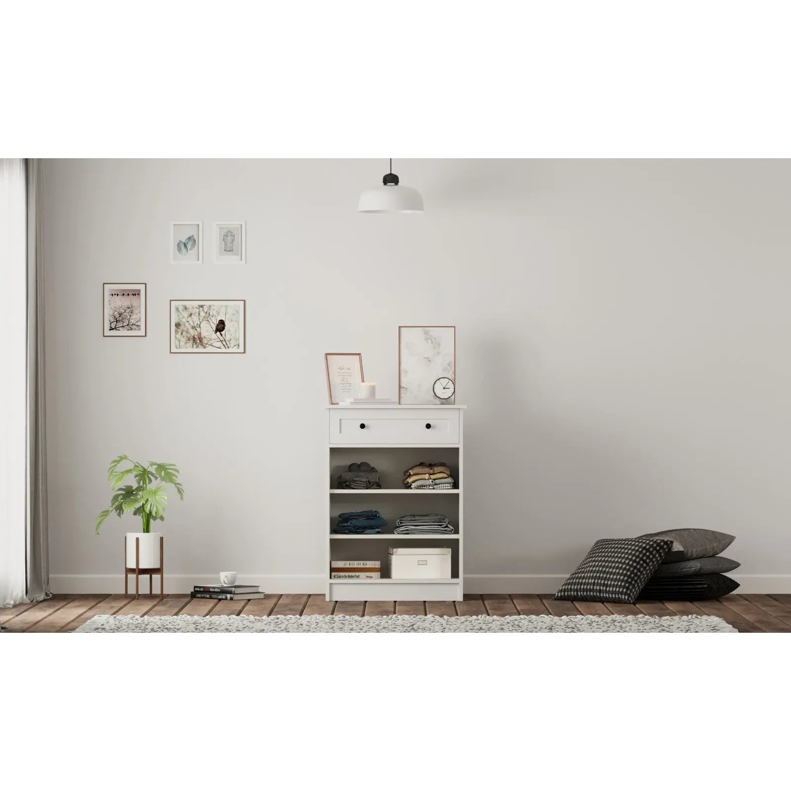 Florence 2 Door 1 Drawer Sideboard Cabinet-3-Homeograph
