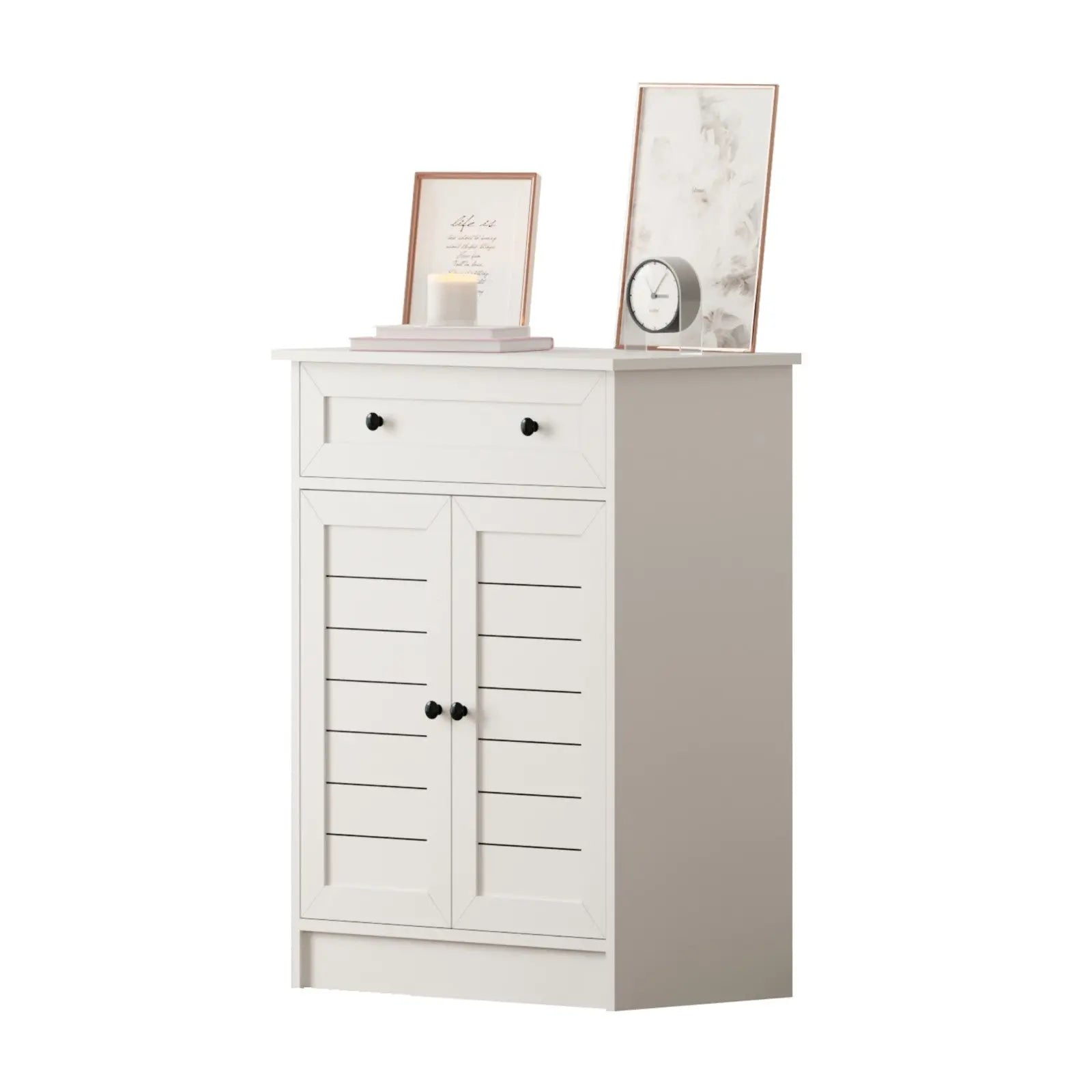Florence 2 Door 1 Drawer Sideboard Cabinet-5-Homeograph