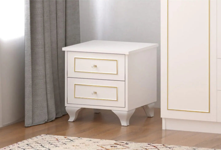 Prestige Gold Bedside Table-3-Homeograph